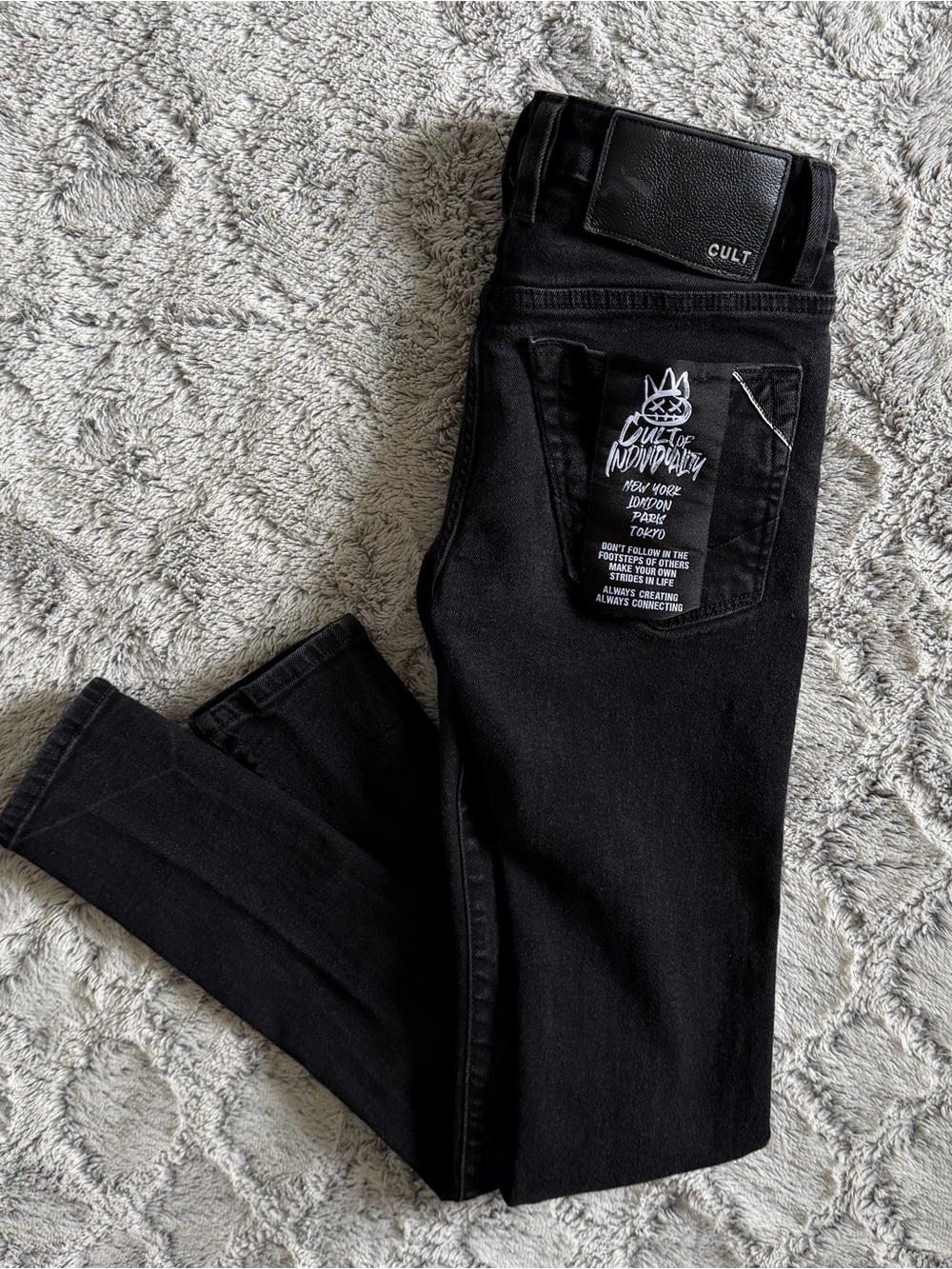 Cult of Individuality Punk Super Skinny Jeans Black Men’s 30x32 Grunge Emo Skate